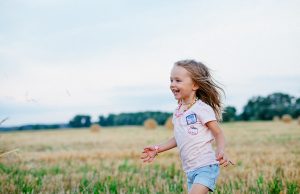 child running